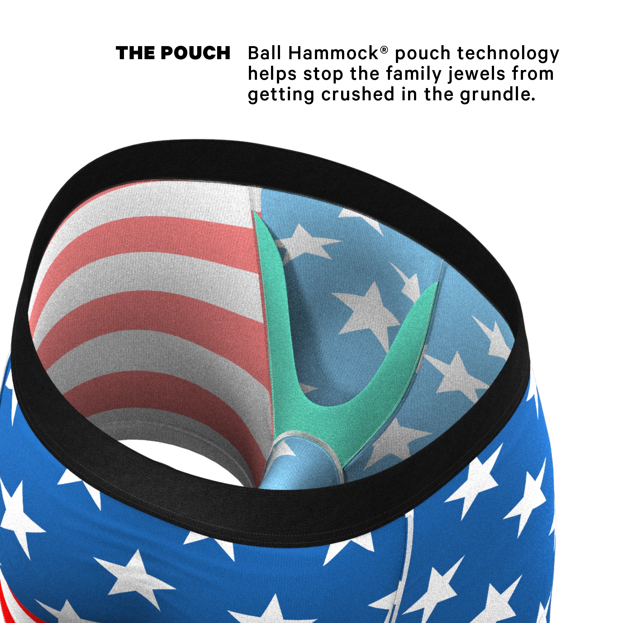 The Mascot | American Flag Ball Hammock® Pouch Underwear 4 The Mascot | American Flag Ball Hammock® Pouch Underwear - Image 2