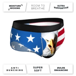The Mascot | American Flag Ball Hammock® Pouch Underwear Briefs 10 The Mascot | American Flag Ball Hammock® Pouch Underwear Briefs -US Clothing Sales Store MascotBrief4