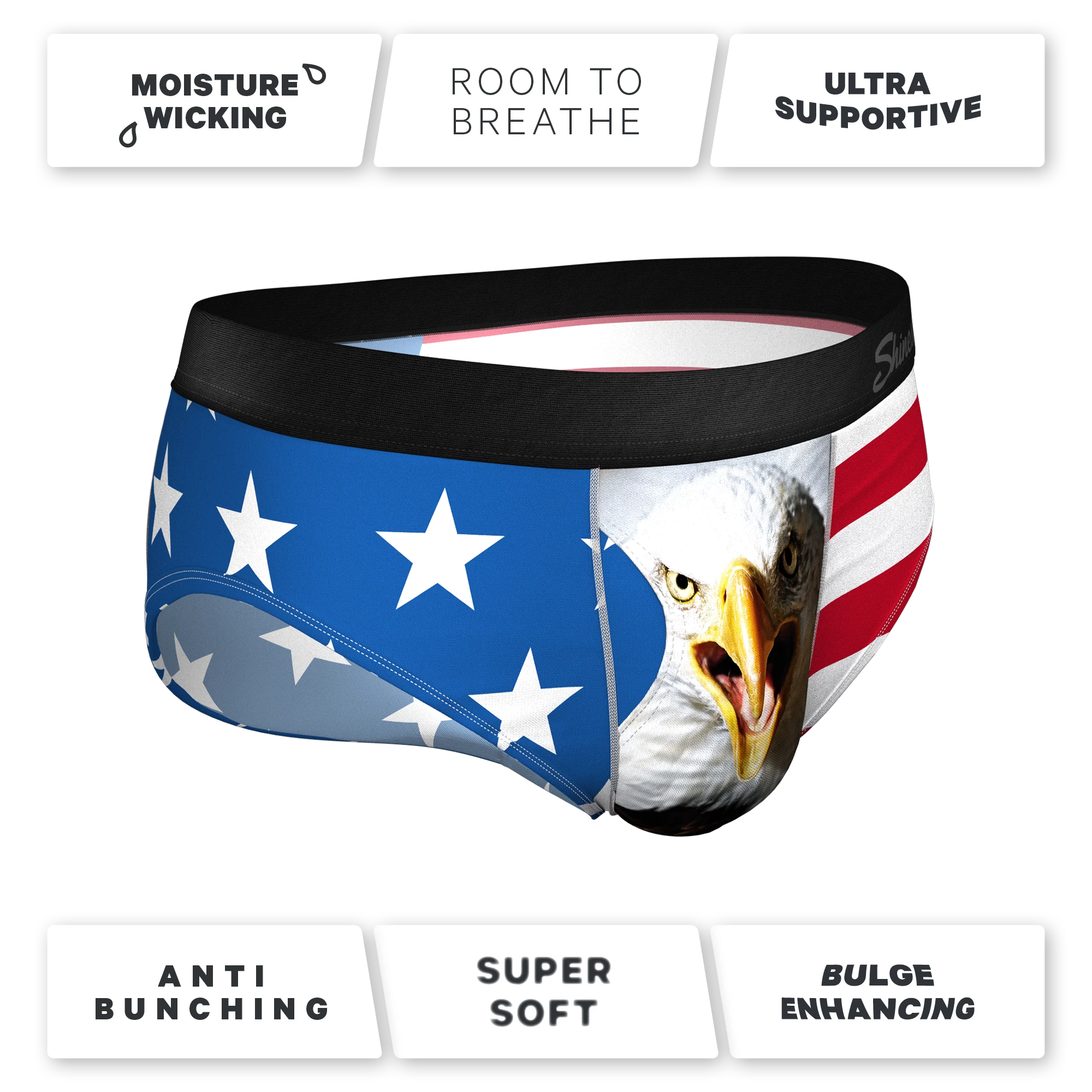 The Mascot | American Flag Ball Hammock® Pouch Underwear Briefs 6 The Mascot | American Flag Ball Hammock® Pouch Underwear Briefs - Image 4