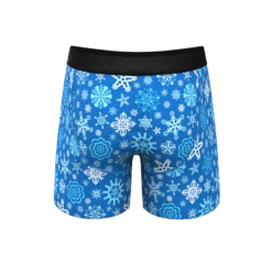 The Melt In Your Mouth | Glow In The Dark Naughty Snowflakes Ball Hammock® Pouch Underwear With Fly 11 The Melt In Your Mouth | Glow In The Dark Naughty Snowflakes Ball Hammock® Pouch Underwear With Fly -US Clothing Sales Store MeltInYourMouthNaughtySnowflakesBoxerWithFly5