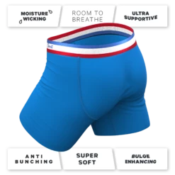The Morning Glory | Blue With USA Waistband Ball Hammock® Pouch Underwear -US Clothing Sales Store MorningGlory4 96b42f11 9bd9 45b2 b488 0fdb0263dbf5