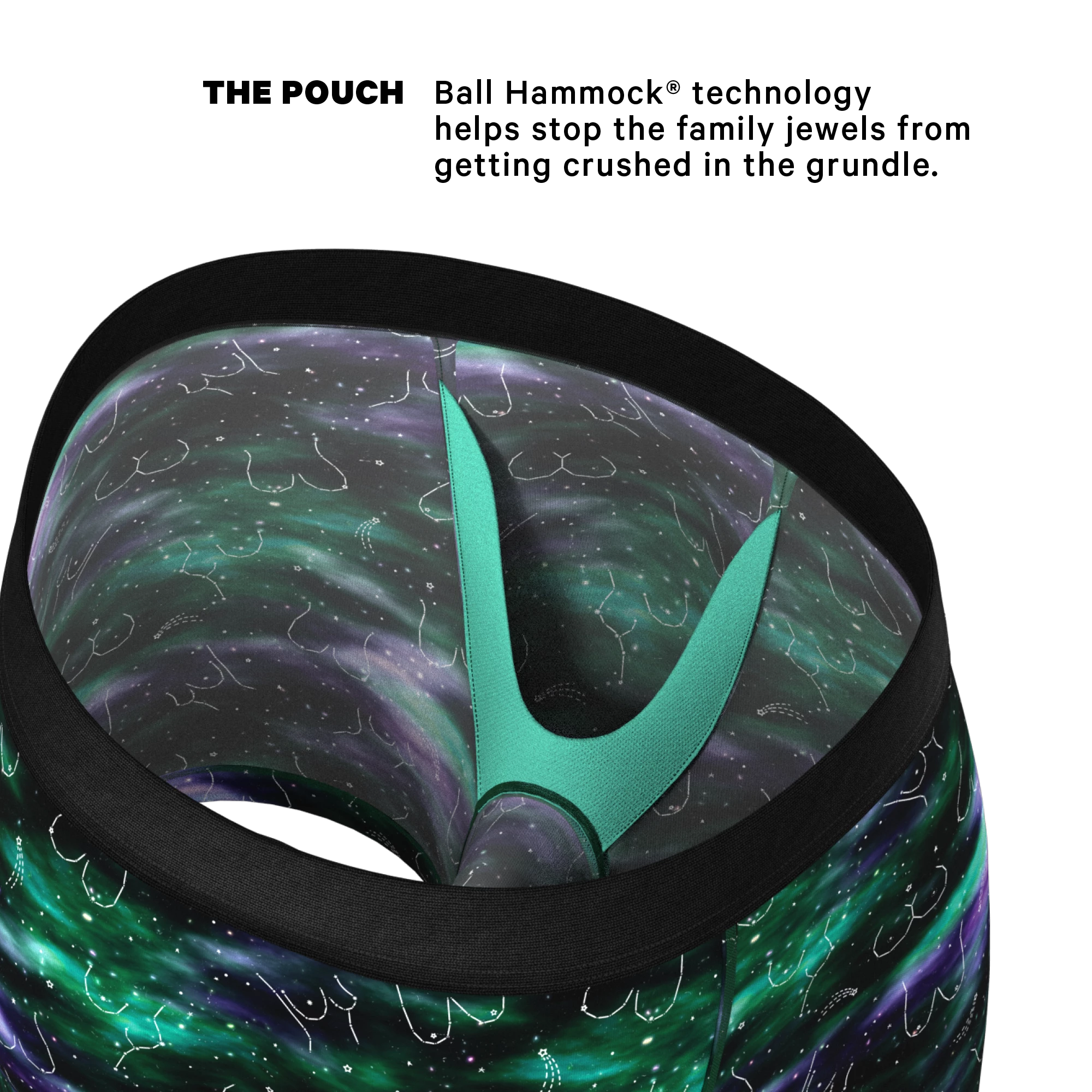 The Milky Way | Northern Lights Ball Hammock® Pouch Underwear 4 The Milky Way | Northern Lights Ball Hammock® Pouch Underwear - Image 2