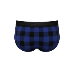 The Precious Plums | Blue Plaid Ball Hammock® Pouch Underwear Briefs -US Clothing Sales Store PreciousPlumsBluePlaidBriefs5