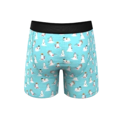 The Frosty Mistress | Snow Women Ball Hammock® Pouch Underwear With Fly -US Clothing Sales Store SnowWomenBoxerFly5