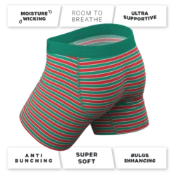 The Stripe Club | Christmas Striped Ball Hammock® Pouch Underwear 10 The Stripe Club | Christmas Striped Ball Hammock® Pouch Underwear -US Clothing Sales Store StripeClubChristmasStripedBoxerStndrd4