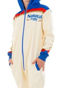 The Act Natural | Natural Light Retro Ski Onesie -US Clothing Sales Store TheActNatural 4