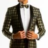 The Caviar And Cocktails | Gold Jacquard Black Label Suit -US Clothing Sales Store TheCaviarandCocktialsPB2600