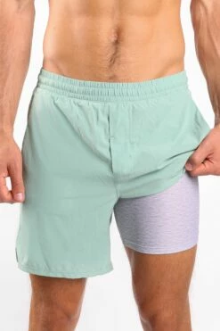 The Concrete Jungle | Sage Ball Hammock® 7 Inch Athletic Shorts -US Clothing Sales Store TheConcreteJungle7in