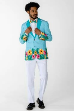 The Hibiscus Honeymoon | Floral Hawaiian Suit -US Clothing Sales Store TheHibiscusHoneymoon FloralHawaiianSuit 1