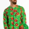 The Hot Cocoa-cuzzi | Mens Gingerbread Pajama Top -US Clothing Sales Store TheHotcocoa cuzziPS2612 5