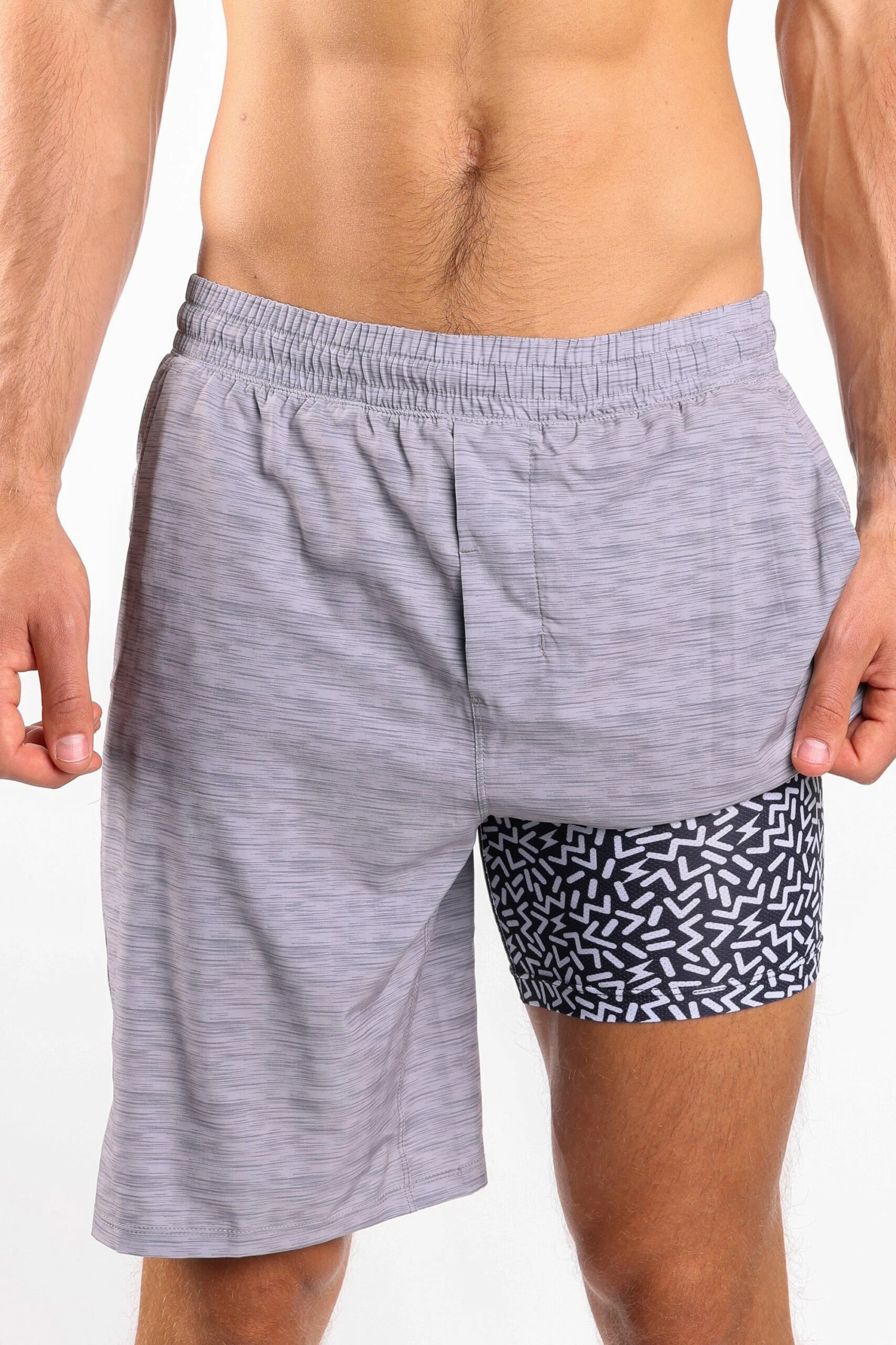 The Junk Trunks | Grey Ball Hammock® 9 Inch Athletic Shorts 4 The Junk Trunks | Grey Ball Hammock® 9 Inch Athletic Shorts - Image 2