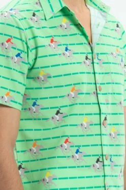 The Louisville | Derby Horse Racing Stripe Hawaiian Shirt -US Clothing Sales Store TheLouisville10057 0259 3