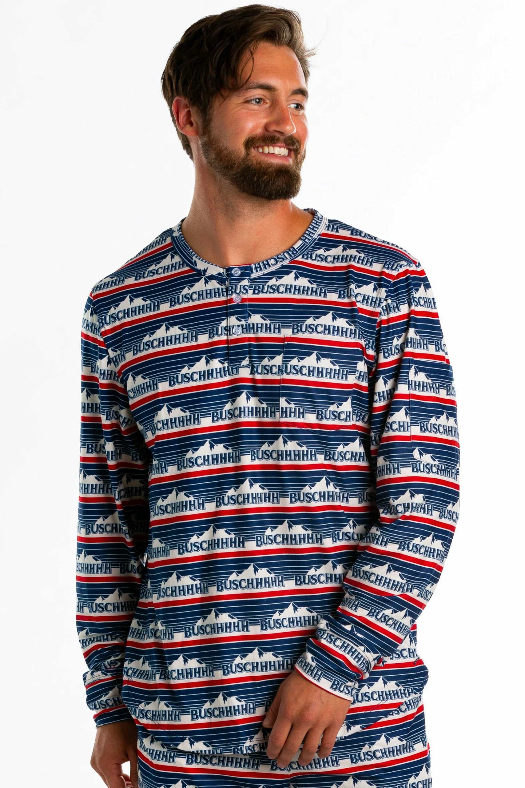 The Mountain Stream | Mens Retro Busch Pajama Top 3 The Mountain Stream | Mens Retro Busch Pajama Top