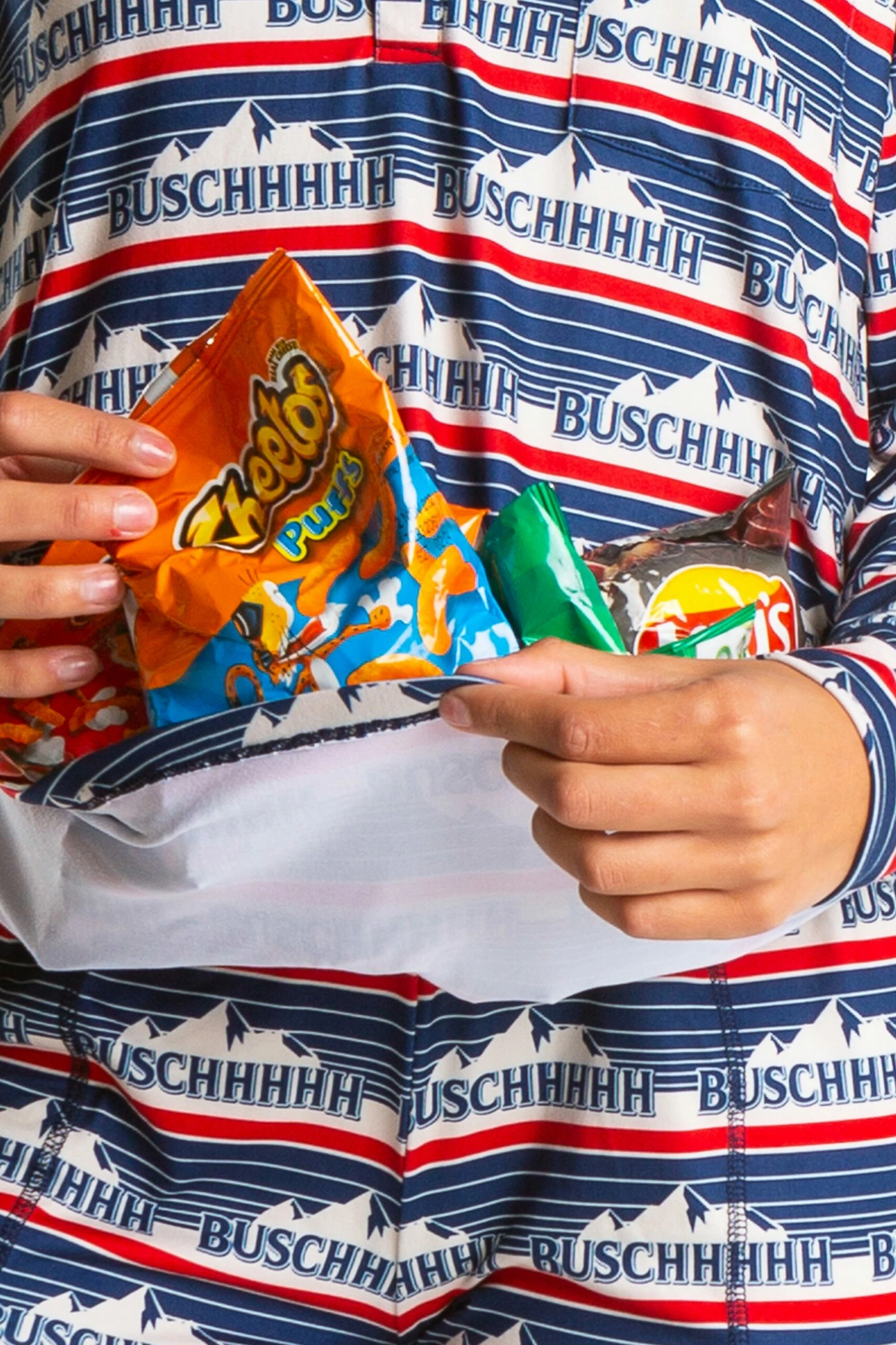 The Mountain Stream | Mens Retro Busch Pajama Top 4 The Mountain Stream | Mens Retro Busch Pajama Top - Image 2