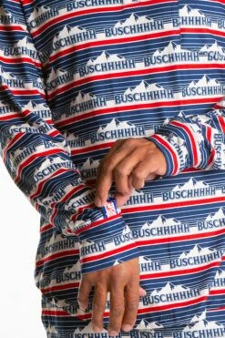 The Mountain Stream | Mens Retro Busch Pajama Top 10 The Mountain Stream | Mens Retro Busch Pajama Top -US Clothing Sales Store TheMountainStreamPS2624 3