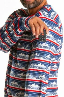 The Mountain Stream | Mens Retro Busch Pajama Top 12 The Mountain Stream | Mens Retro Busch Pajama Top -US Clothing Sales Store TheMountainStreamPS2624 5