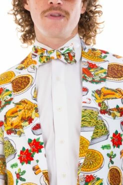 The Spread | White Thanksgiving Bow Tie -US Clothing Sales Store TheSpreadBowtie 2