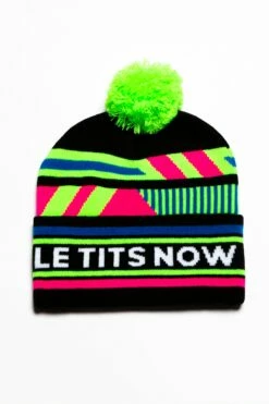 The Steep And Deep | Black And Neon Ski Beanie | Pre-Order | Ships Early December 2023