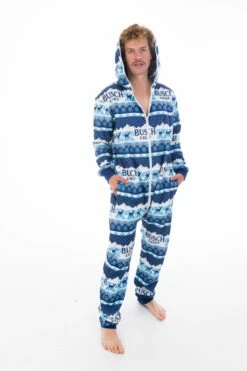The Yearning Busch | Busch Light Holiday Onesie -US Clothing Sales Store TheYearningBusch 3