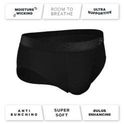 The Threat Level Midnight | Black Ball Hammock® Pouch Underwear Briefs -US Clothing Sales Store ThreatLevelBrief4