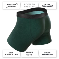 The Tree Falls | Forest Green Ball Hammock® Pouch Underwear -US Clothing Sales Store TreeFallsForestGreenBXStndrd4