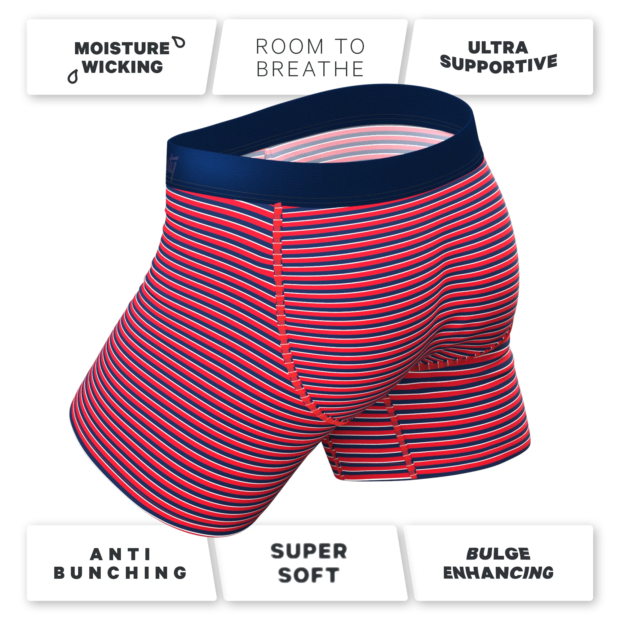 The US Of A | USA Stripe Ball Hammock® Pouch Underwear 6 The US Of A | USA Stripe Ball Hammock® Pouch Underwear - Image 4