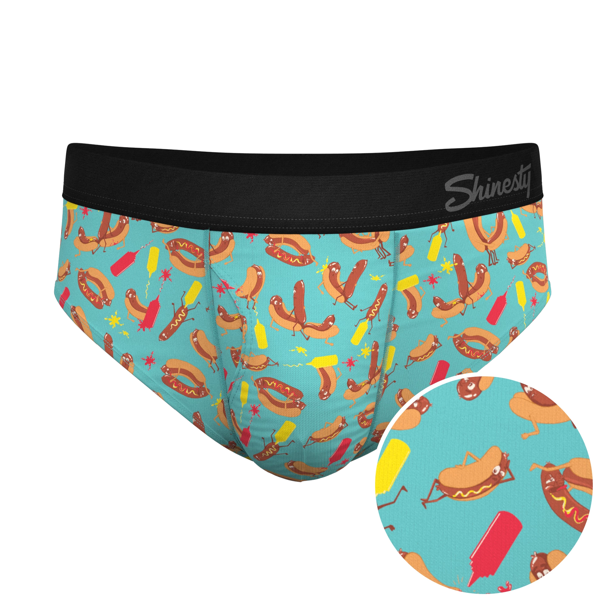 The Use A Condiment | Hot Dogs Ball Hammock® Pouch Underwear Briefs 3 The Use A Condiment | Hot Dogs Ball Hammock® Pouch Underwear Briefs
