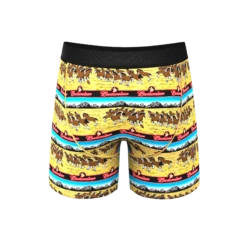 The Wild Stallions | Official Budweiser Horses Ball Hammock® Pouch Underwear -US Clothing Sales Store WildStallion5