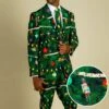 The Christmas Tree Camo | Mens Christmas Tree Print Suit -US Clothing Sales Store XmasTreeCamoCallout