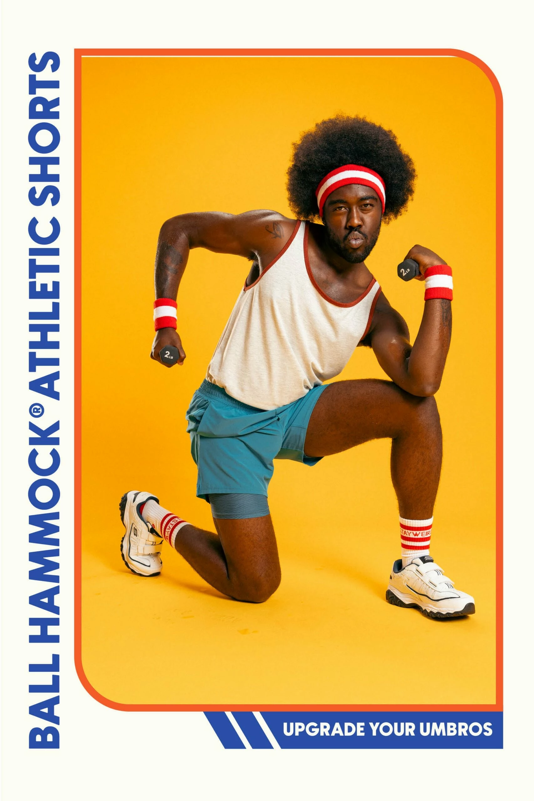 The Pick-up Game | Tonal Blue Ball Hammock® 5 Inch Athletic Shorts 6 The Pick-up Game | Tonal Blue Ball Hammock® 5 Inch Athletic Shorts - Image 4