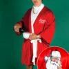 The Daddy Claus | Red Santa Christmas Kimono -US Clothing Sales Store daddyclauscallout